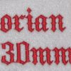 Victorian Text 30mm Font