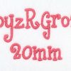 Boyz R Gross 20mm Font