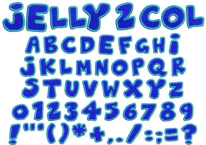 Jelly 2 color esa font icon
