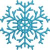 Snowflake elements single icon