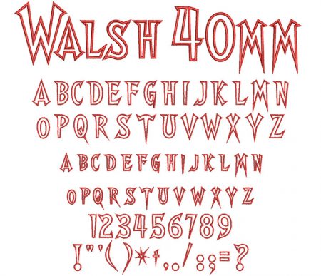 Walsh esa font icon