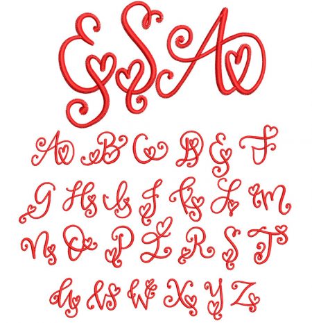 Crafty Heart Mono esa font icon