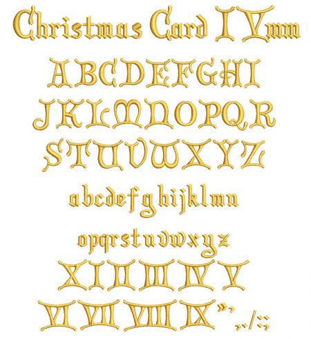 Christmas Card esa font icon
