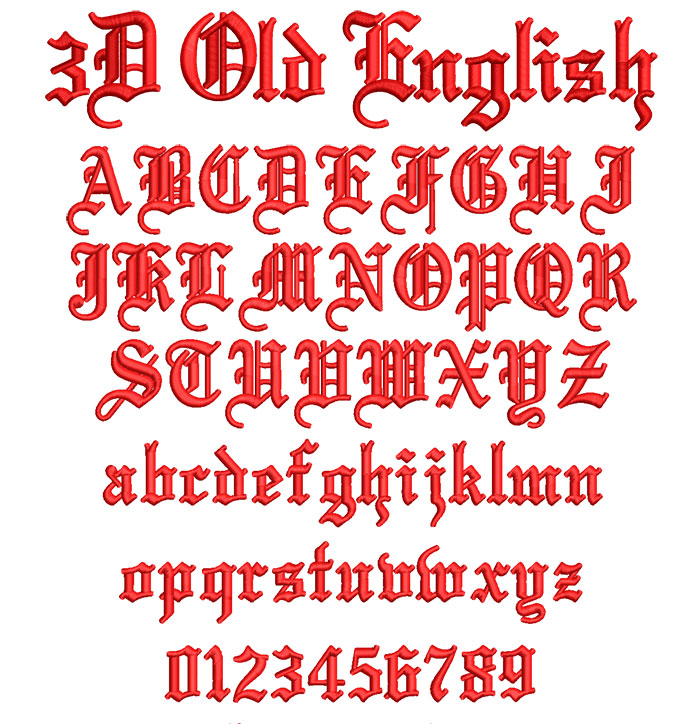 old english font