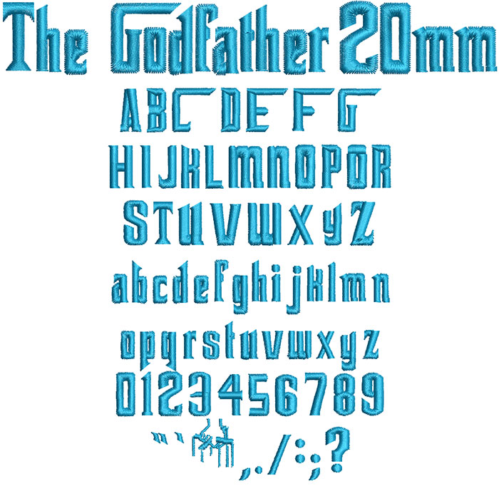 whats the godfather font called