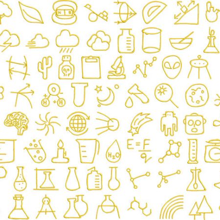 science 2 glyphs icon