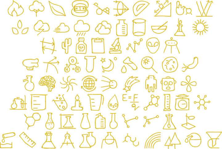 science 2 glyphs icon