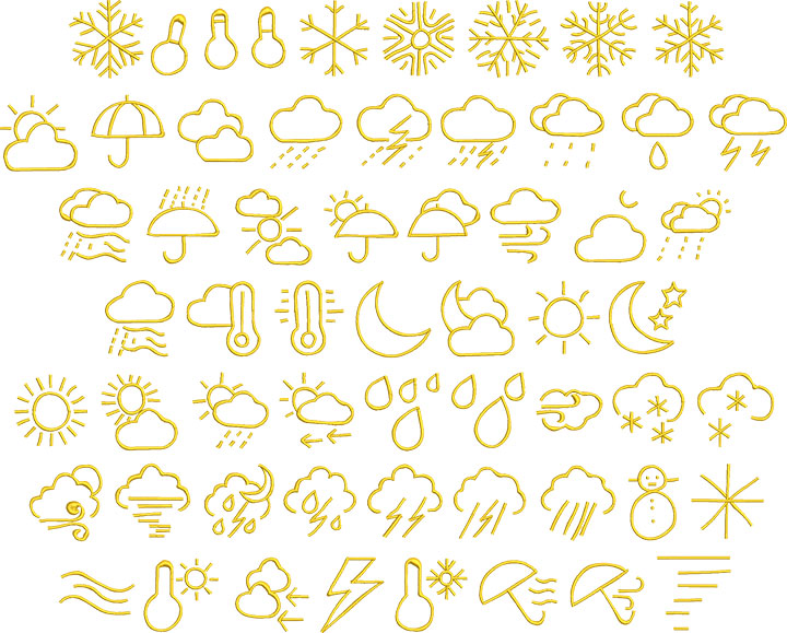 weather glyphs icon