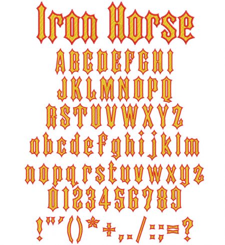 Iron Horse esa font icon