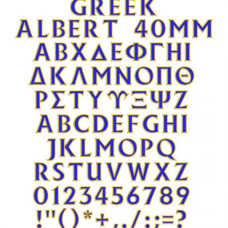 greek albert 2 color esa font icon