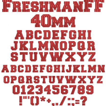 freshman 40mm flexi fill esa font