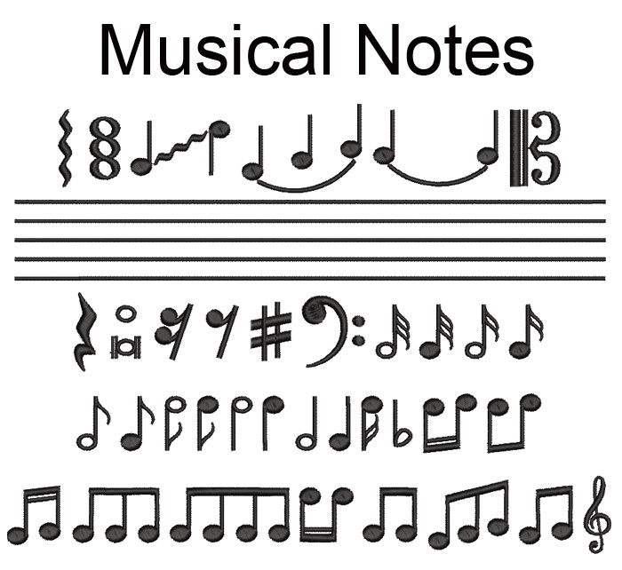 musical notes esa glyphs icon