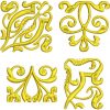 Ornamental glyphs