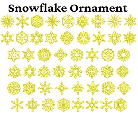 snowflake ornament esa font icon