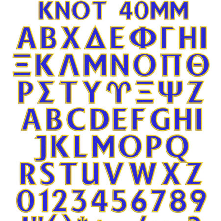 Greek Knot 40mm esa font icon