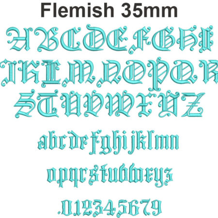 Flemish 25mm esa font