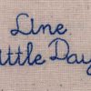 Line little days esa font sew out