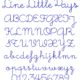 Line Little Days esa font