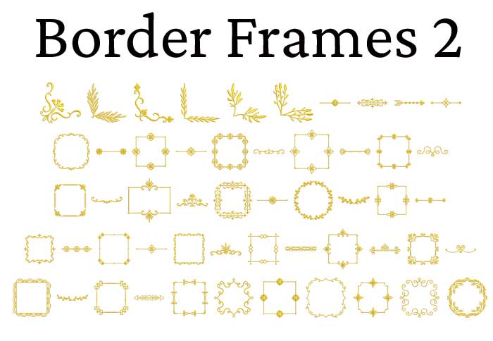 Border Frames 2 esa font icon