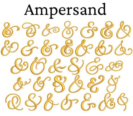 Ampersand esa glyph icon