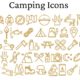 Camping Icons esa font