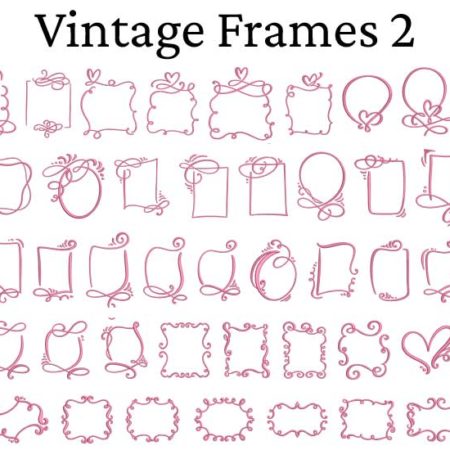 vintage frames 2 esa font icon