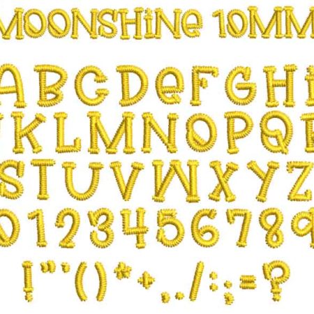 Moonshine 10mm esa font