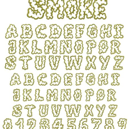 Smoke 35mm esa font